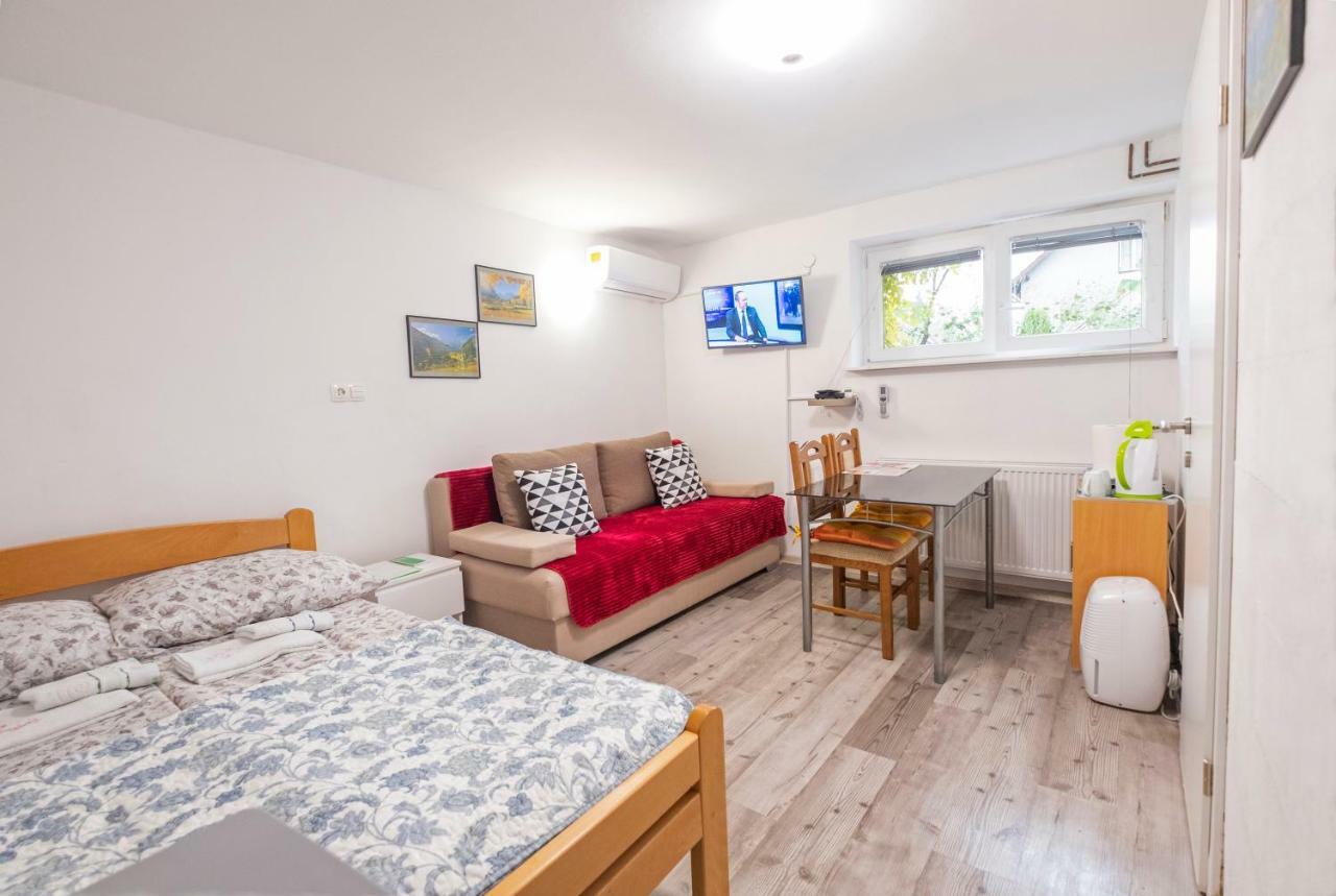Newly Renovated Studio With Air Conditioner & Free Parking Λιουμπλιάνα Εξωτερικό φωτογραφία